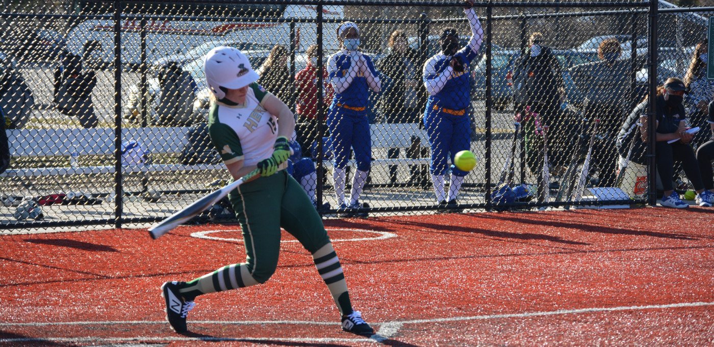 Guy Softball Action Shot