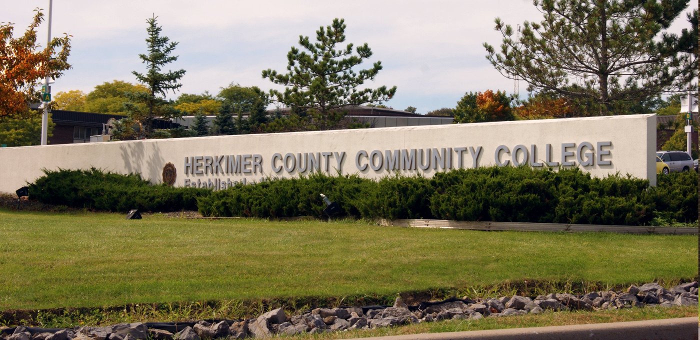 herkimer college campus sign