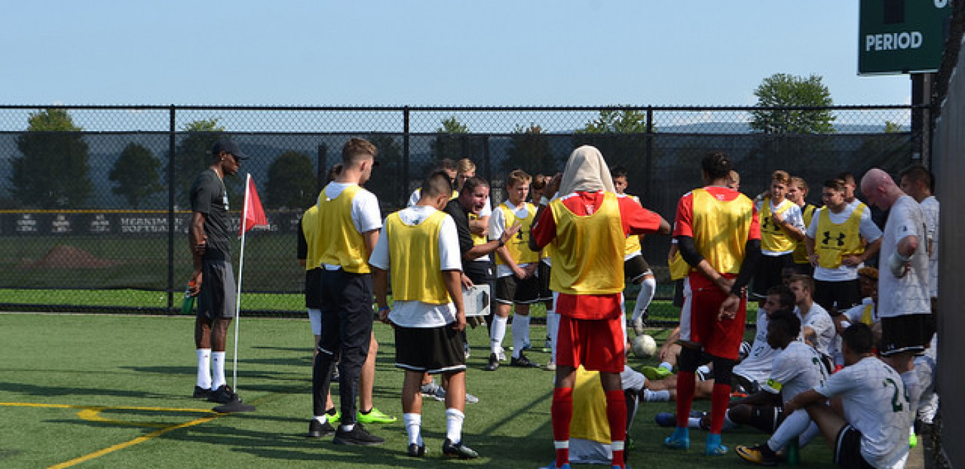 Mens Soccer playoff team pic