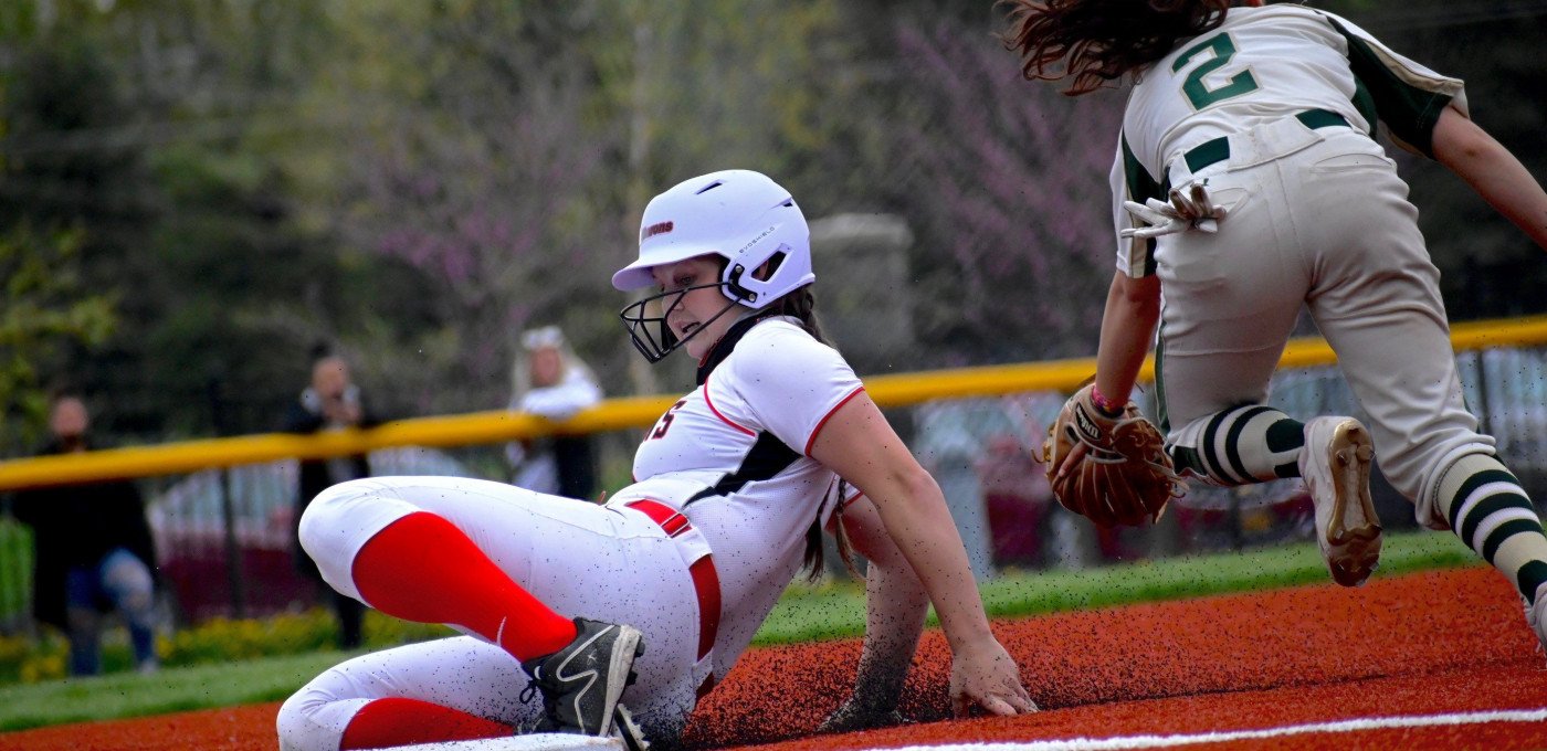 Softball Action vs Corning