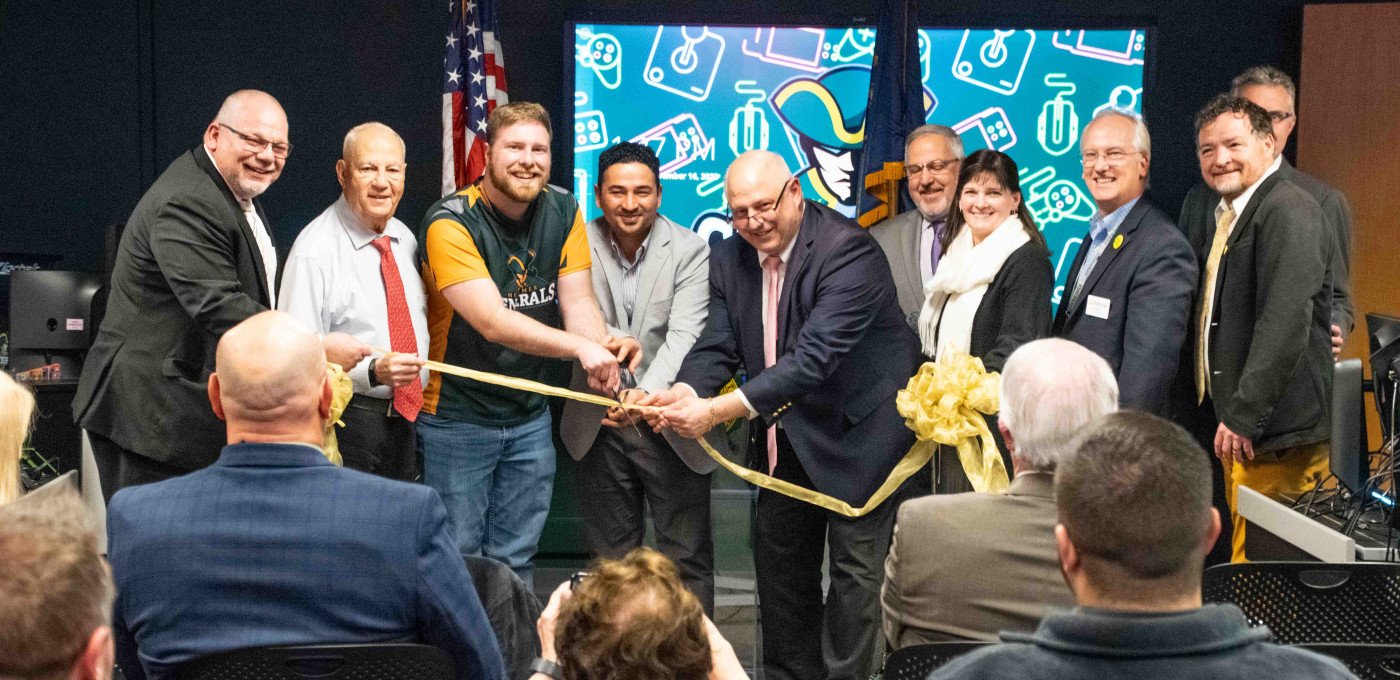 esports center ribbon cutting 