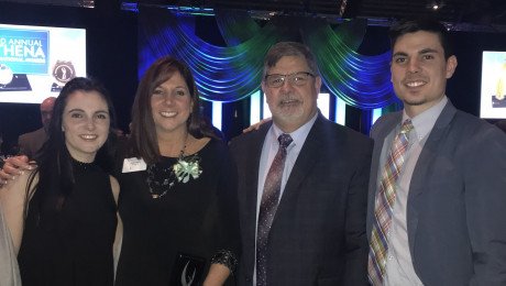 Bridget Martin Family at Athena Awards