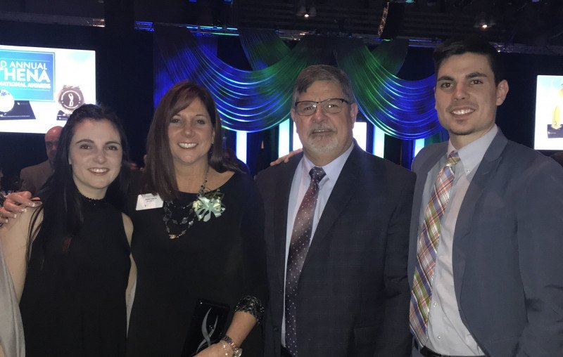 Bridget Martin Family at Athena Awards