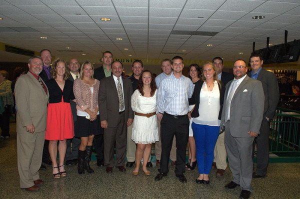 athletic staff at hall of fame