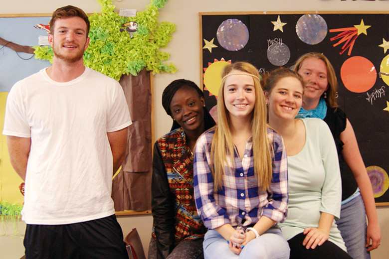 Childhood Education Students in Group Photo