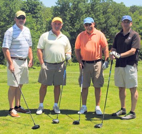 winning team Foundation golf tourney 2014